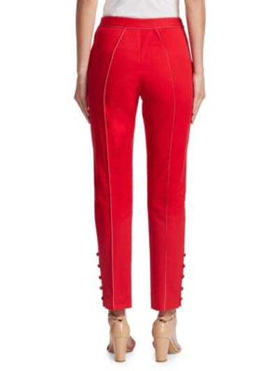 Shop Rosie Assoulin Oboe Pants In Red