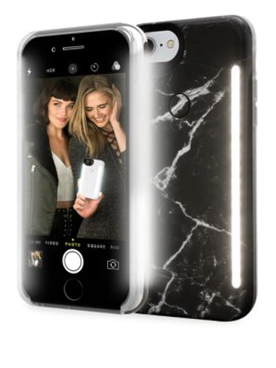Shop Lumee Duo Led Lighting Black Marble Iphone Iphone 6 Plus, 7 Plus, 8 Plus Case