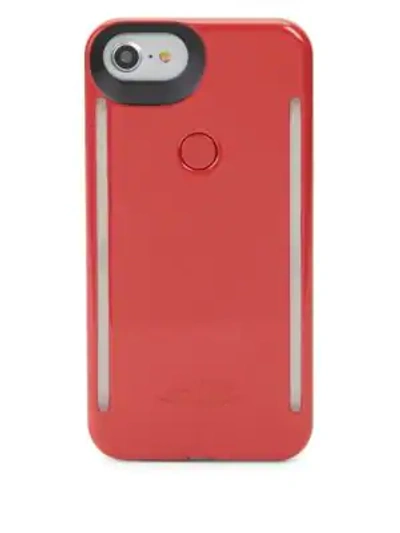 Shop Lumee Light-up Iphone 6 And 6s Case In Crimson Red