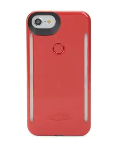 Shop Lumee Light-up Iphone 6/6s Plus Case In Crimson Red