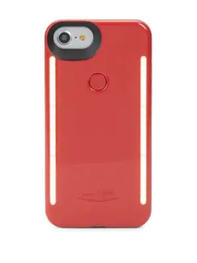 Shop Lumee Light-up Iphone 6/6s Plus Case In Crimson Red