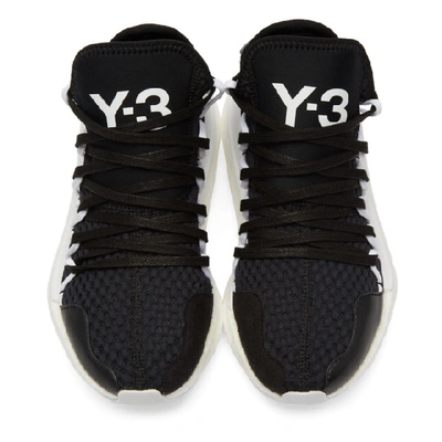Shop Y-3 Black Kusari Sneakers In Core Black