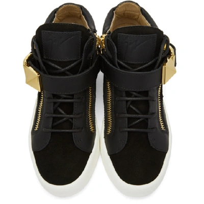 Shop Giuseppe Zanotti Ssense Exclusive Black May London Donna High-top Sneakers