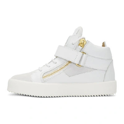 Shop Giuseppe Zanotti White May London Donna High-top Sneakers