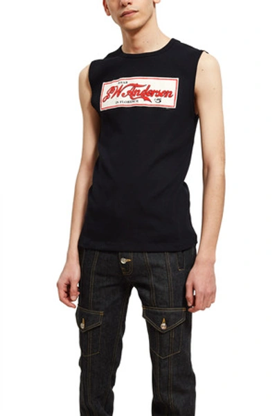 Shop Jw Anderson Opening Ceremony Wear Jwa In Florence Tank Top In Black