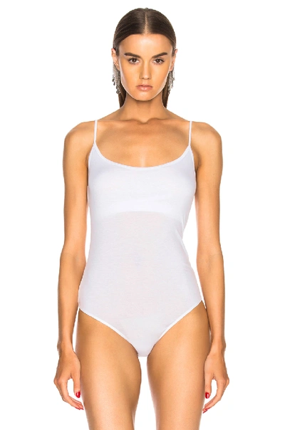 Shop Enza Costa Strappy Bodysuit In White