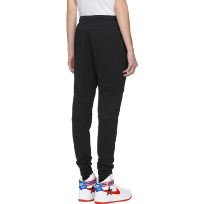 Shop Nike Black Tech Fleece Jogger Pants In 010 Black_