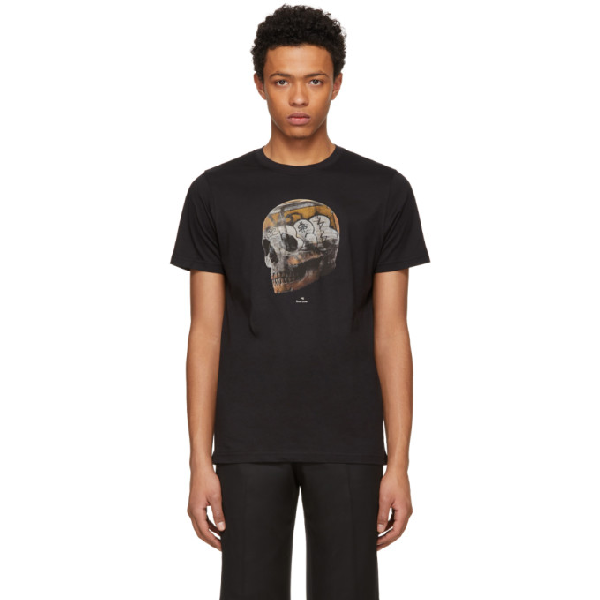 代引き手数料無料 ポールスミス Ps Paul Smith メンズ Tシャツ トップス Paul Smith Print Skull T Shirt Black 大決算売り尽くし Theblindtigerslidell Com