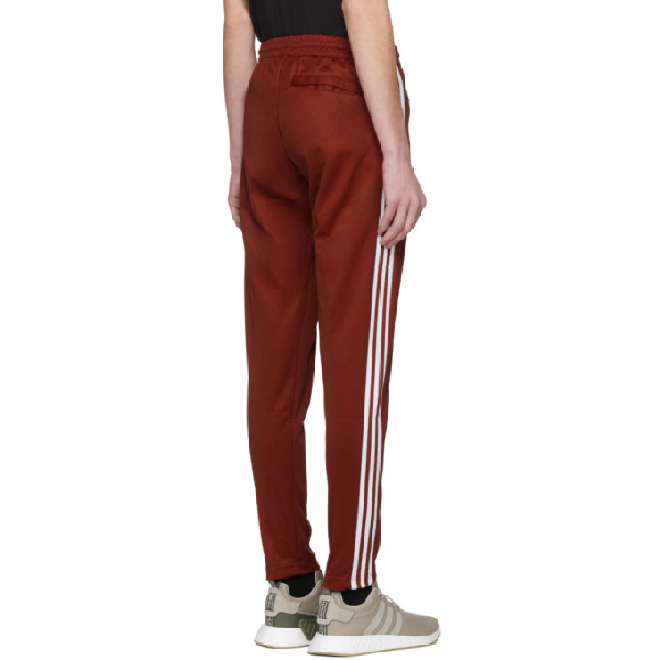adidas beckenbauer pants red