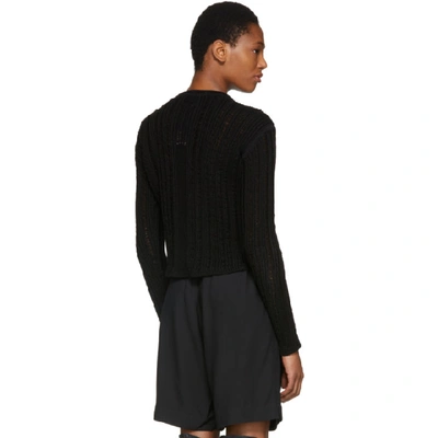 Shop Rick Owens Black Biker Lupetto Sweater In 09 Black