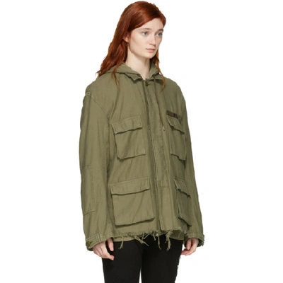 Shop R13 Green Hooded Abu Jacket