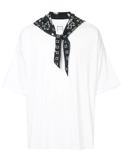 Shop Wooyoungmi Bandana Collar T-shirt