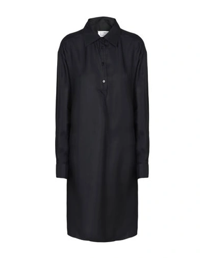 Shop Maison Margiela Short Dress In Black