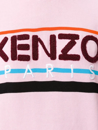 Shop Kenzo Paris Intarsia Jumper - Pink