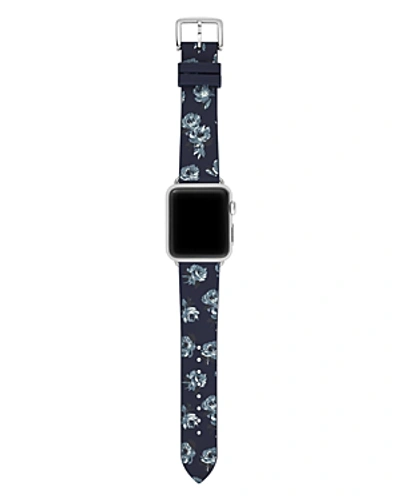 Shop Kate Spade New York Apple Watch Strap In Blue