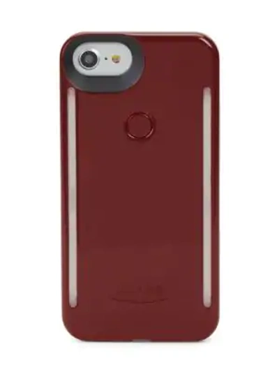 Shop Lumee Light-up Iphone 8 Case In Plum Noir