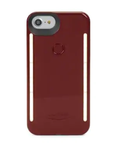 Shop Lumee Light-up Iphone 8 Plus Case In Plum Noir