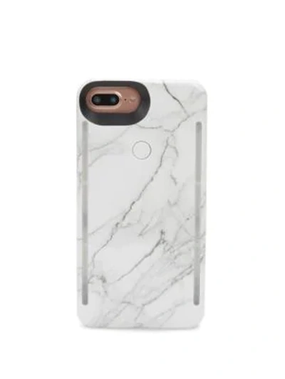 Shop Lumee Light-up Iphone 6/6s Case In White Marble