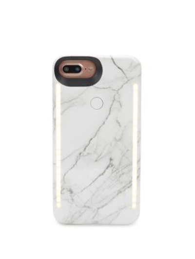 Shop Lumee Light-up Iphone 6/6s Case In White Marble