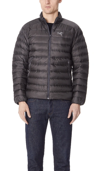 Shop Arc'teryx Cerium Lt Jacket In Pilot