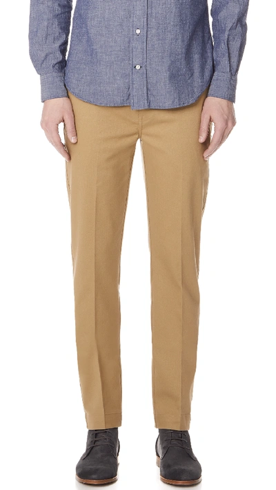 Levi's Sta Prest 502 Tapered Trousers In Khaki | ModeSens