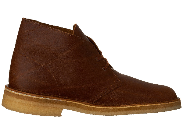 clarks desert boot tan tumbled leather