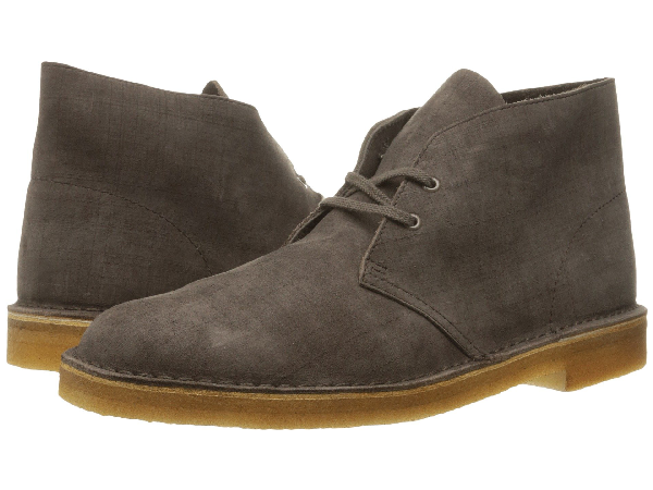taupe suede desert boots