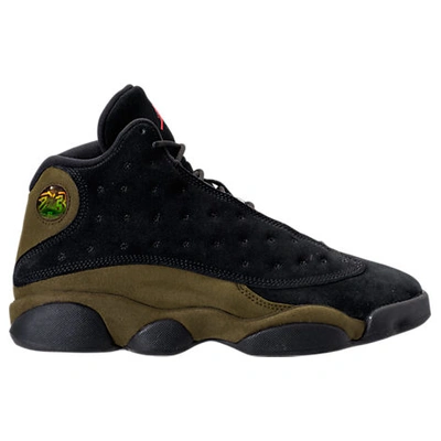 Shop Nike Men's Air Jordan Retro 13 Basketball Shoes In Black Size 9.5 Leather/suede