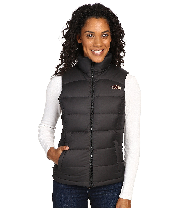 the north face black vest
