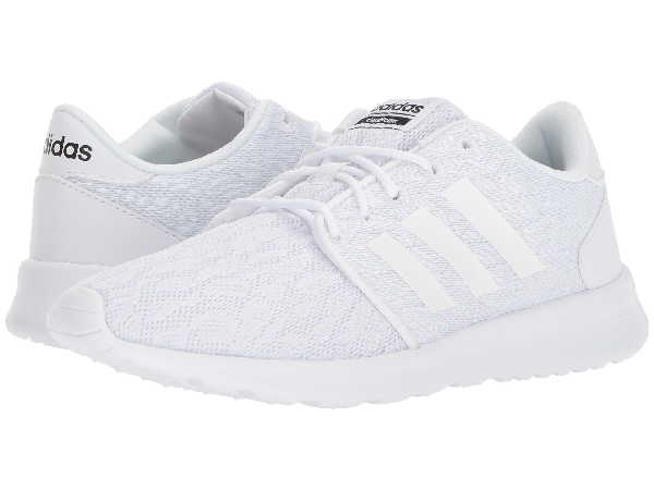 adidas cloudfoam qt racer black and white