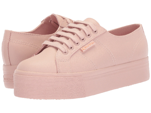 light pink platform sneakers