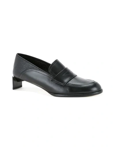 Shop Loewe Low Heeled Slip In Black