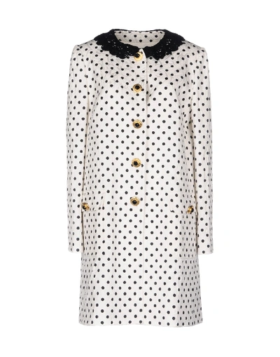 Shop Dolce & Gabbana Coat In White