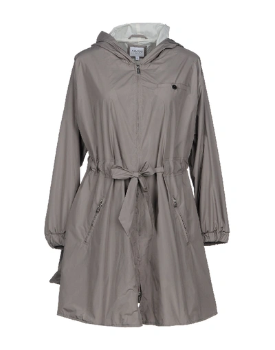 Shop Armani Collezioni Full-length Jacket In Grey
