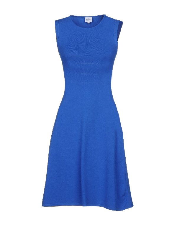 Armani Collezioni Knee-length Dresses In Blue | ModeSens