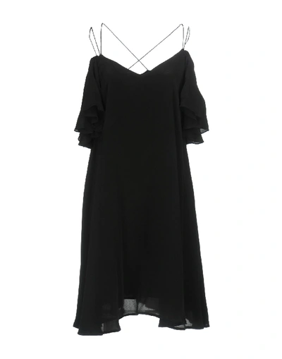 Shop Essentiel Antwerp Short Dress In Black