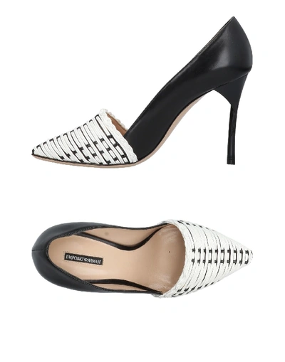 Shop Emporio Armani Pump In Black