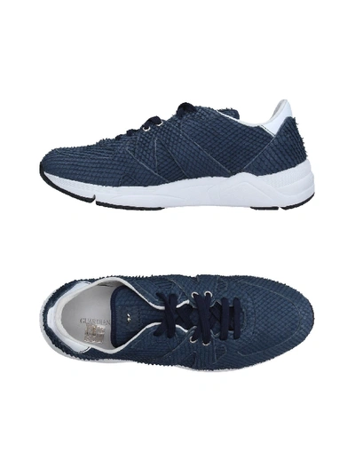 Shop Alberto Guardiani Sneakers In Blue