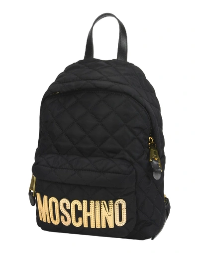 Shop Moschino Backpacks In Black