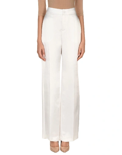 Shop Lanvin Casual Pants In White