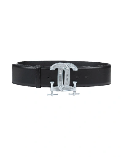 Shop Moschino High-waist Belt In Black