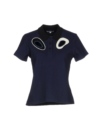 Shop Opening Ceremony Polo Shirt In Dark Blue