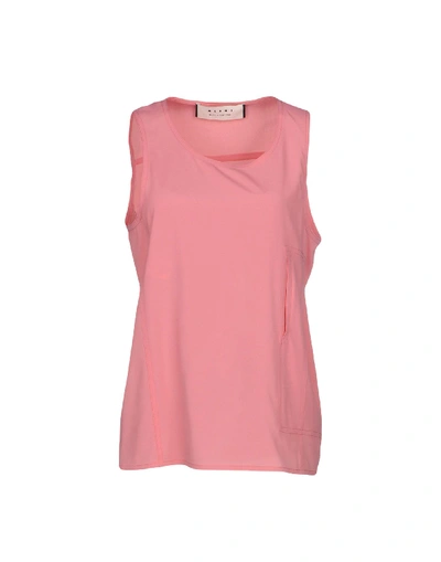 Shop Marni Tops In Pastel Pink