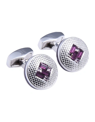Shop Tateossian Cufflinks And Tie Clips In Silver