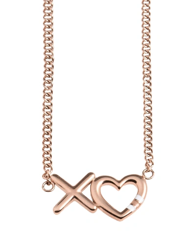 Shop Tommy Hilfiger Necklace In Copper