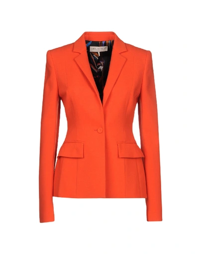 Shop Emilio Pucci Suit Jackets In Orange