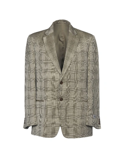 Shop Armani Collezioni Blazers In Grey