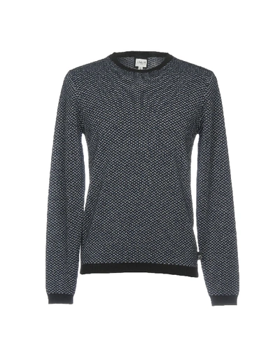 Shop Armani Collezioni Sweaters In Black