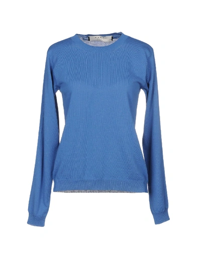 Shop Marni Sweater In Pastel Blue