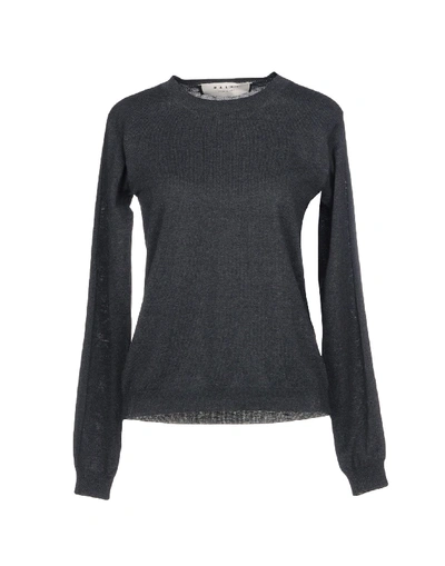 Shop Marni Sweater In Steel Grey